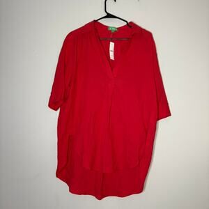 J crew oversized cotton blouse | Linen Lagenlook |Beachy | Tunic C7